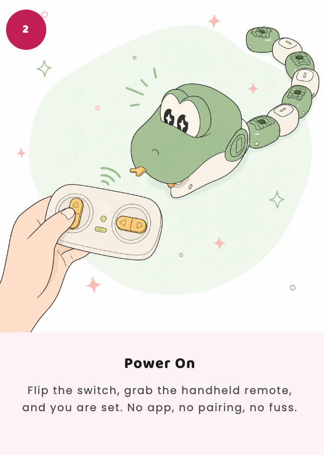 2.4Ghz Fun Interactive Greedy Snake Game